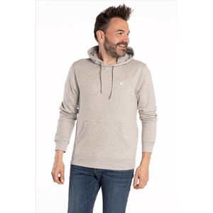 Brooklyn - Grijze hoodie sweater B-Icon| Trui |Kaptrui | Pull | Homewear |Comfy - Maat XL