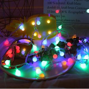 LED Slinger Lichtjes - 3 Meter - 20 Kleine Lampjes - Multicolor - incl. 2x AA batterijen