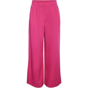 Noisy may Broek Nmjamie Hw Wide Leg Pleat Pants 27025830 Pink Yarrow Dames Maat - XS