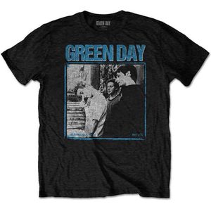 Green Day - Photo Block Heren T-shirt - S - Zwart