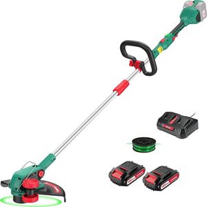 DailySupplies® Zweefmaaier - Bosmaaier Electrisch - Grastrimmer met Accu - Grasmaaier - Handmaaier - Blauw