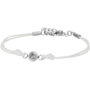 iXXXi-Jewelry-Wax Cord Top Part Base White-Zilver-dames-Armband (sieraad)-One size