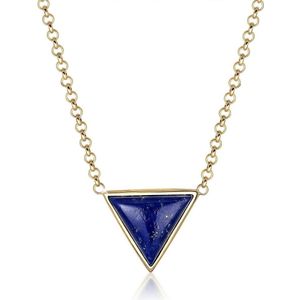 Elli Dames Halsketting Geo Dreieck Lapis Lazuli 925 Silber