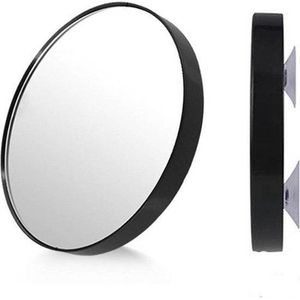 Go Go Gadget - Luxe 10x Vergroot Make-up Spiegel - Rond - Zwart - Met Zuignappen