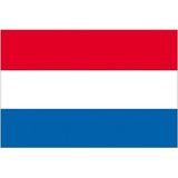 2x Luxe vlaggen Nederland 100 x 150 - Hollandse vlag - luxe kwaliteit