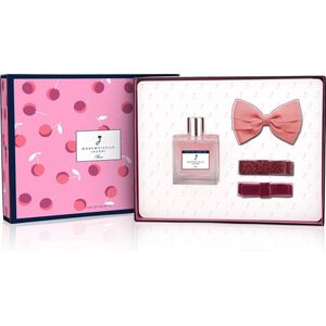 Jacadi Parfum Mademoiselle Petite Cerise Geschenkset - Eau De Toilette Parfum 100 ml & Haaraccessoires