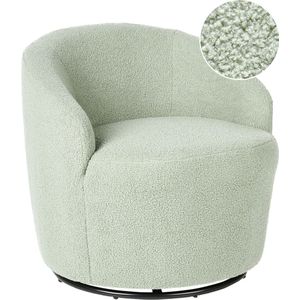 DAVIK - Fauteuil - Lichtgroen - Bouclé