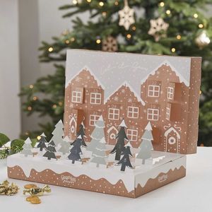 DIY Advent Kalender Pop Up Kerstdorp