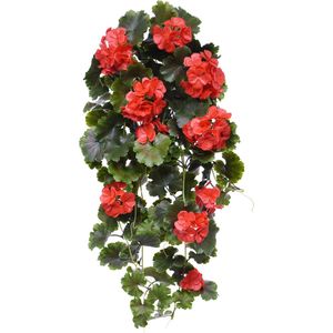 Kunst Hanggeranium 65cm UV Rood