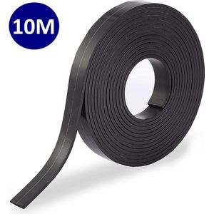 Nordevik® Magneettape - 10 meter - Magneetband met plakstrip - Zelfklevende magneetstrip - Geschikt voor radiatorfolie