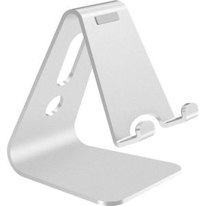 Aluminium tafelstandaard voor smartphones / zilver