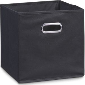 Set van 5x stuks zwarte opbergmanden/kastmanden 32 x 32 cm - Speelgoed manden - Opruimmanden - Opbergers