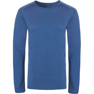 NOMAD® Pure Merino Longsleeve Heren | Blauw | L | Lange Mouw Thermoshirt | 100% Merinowol