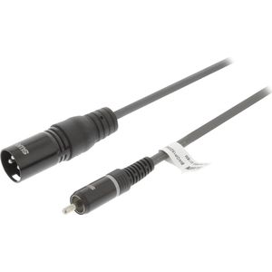 Sweex 1x XLR (m) - 1x RCA (m) audiokabel - 1,5 meter