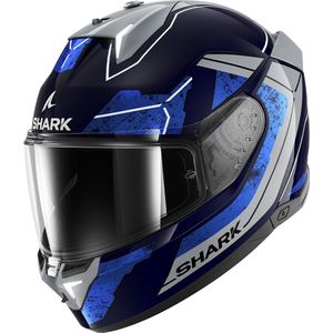 Shark Skwal i3 Rhad Blue Chrom Silver BUS XL - Maat XL - Helm