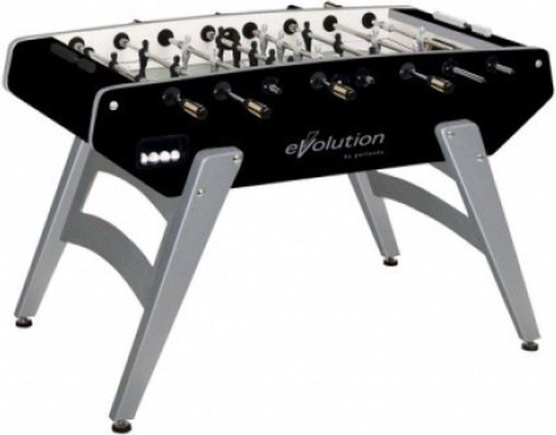 Garlando Voetbaltafel - Zwart - Kickertafel - Voetbaltafel