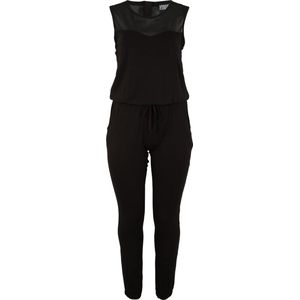 Urban Classics - Tech Mesh Long Jumpsuit - 4XL - Zwart