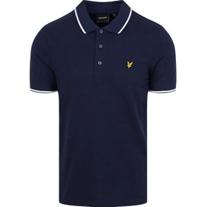 Lyle and Scott - Polo Donkerblauw - - Heren Poloshirt Maat S