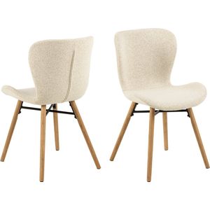Eetkamerstoel Zaria Crème - Giga Living