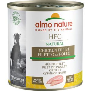 5x Almo nature kip fillet hondenvoer - 280g