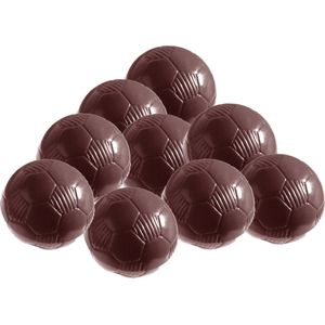 Voetballen van chocolade - 350 gram per verpakking - melk chocolade