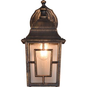 TRIO VOLTURNO - Wandlamp - Antieke roest - excl. 1x E27 4W - Buitenverlichting - IP23