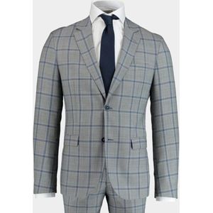 Scotland Blue Kostuum Grijs D8 Milano Slim Fit Kostuum 191028TO05SB/940 grey