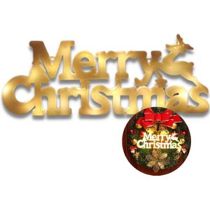 Merry Christmas LED Verlichting - Kerst Decoratie - Warm Wit - Op batterij