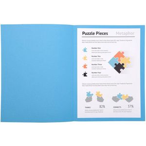 Exacompta 330010E 5x Pt 100 chemises SUPER 210 bleu vif
