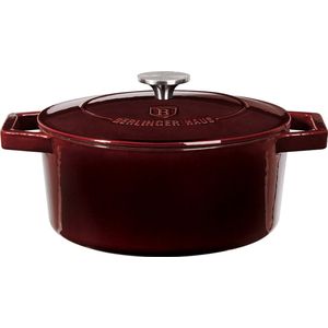 Berlinger Haus 6516 - Gietijzeren braadpan - Burgundy collection - 20 cm - Bordeaux