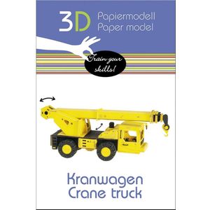 3D puzzel en bouwpakket hijskraan-kraanwagen