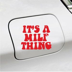 Bumpersticker - Its A Milf Thing - 11x14 - Rood