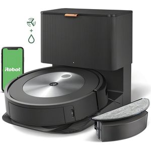 iRobot Roomba Combo j5+ Robotstofzuiger met Dweilfunctie - Objectdetectie en vermijding - Leegstation - Ideaal voor Huisdieren - j5578