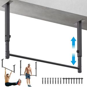 Pull up bar Heavy Duty Plafondgemonteerde optrekstang - verstelbaar - multifunctioneel - optrekstang pull up bar