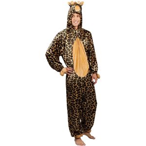 Boland - Kostuum Giraffe pluche (max. 1.95 m) - Volwassenen - Giraffe - Dieren - Safari