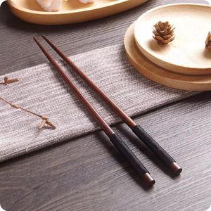 Ulanax® | Chopsticks - Sushi - Stokjes - Donkerbruin/zwart |