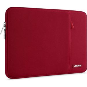 Selwo™ beschermhoes/etui voor laptop of notebook, van polyester, waterafstotend, verticaal georiënteerde stijl, rood 13-13,3 inch (33 -33,8 cm)