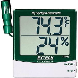 Extech 445715 - vochtigheidsmeter - thermometer - met externe probe - groot display