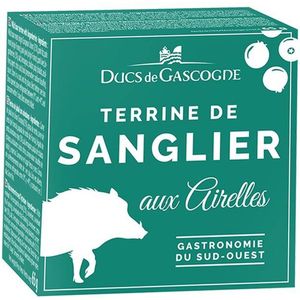Ducs de Gascogne - Wildpate everzwijn met veenbessen 65 gram - Heerlijke Franse pate - broodbeleg