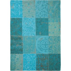 Louis de Poortere - Vintage Vloerkleed 200x280 - Lichtblauw