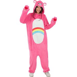 Funidelia | Lachbeertje Kostuum Voor Troetelbeertjes Care Bears voor vrouwen en mannen  Tekenfilms, Care Bears, Beer - Kostuum voor Volwassenen Accessoire verkleedkleding en rekwisieten voor Halloween, carnaval & feesten - Maat M - L - Roze