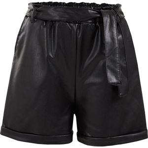 WE Fashion Meisjes paperbag short van imitatieleer - Maat 146/152