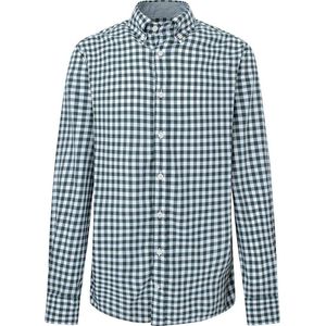 Hackett Gingham Shirt Met Lange Mouwen Groen L Man