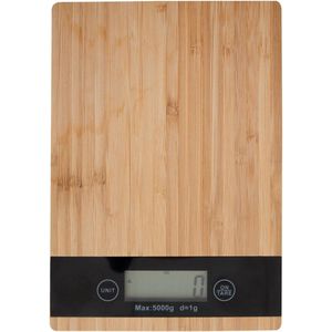 Point-Virgule Digitale Keukenweegschaal - Bamboe - tot max 5 kg