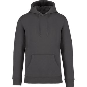 Biologische unisex hoodie met capuchon merk Native Spirit Iron Grey - L