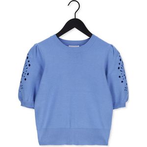 Object Reynard 2/4 Knit Pullover Truien & vesten Dames - Sweater - Hoodie - Vest- Donkerblauw - Maat 42
