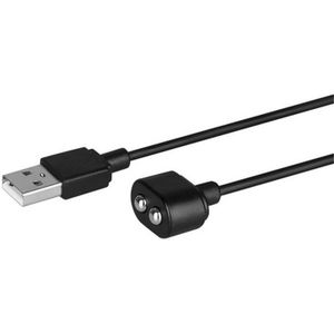 Satisfyer Luchtdruk Vibrator Kabel - USB Magneet Oplader - Zwart