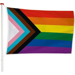 Progress vlag 150x225cm - Kwaliteitsvlag - Geschikt voor buiten