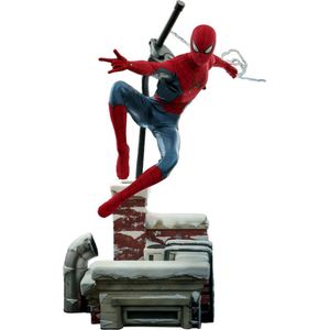 Hot Toys Spider-Man (New Red and Blue Suit) 1:6 Scale Deluxe Figure - Hot Toys - Spider-Man No Way Home Figuur