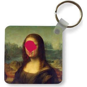 Sleutelhanger - Uitdeelcadeautjes - Mona Lisa - Leonardo da Vinci - Kunst - Plastic